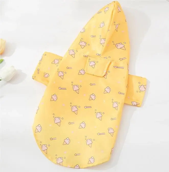 Fashionable Waterproof Dog Raincoat for Summer-7