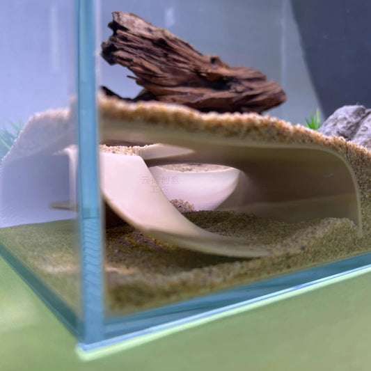 3D Printed Cave Shelter - Underground Hideout for Reptiles & Aquarium Fish