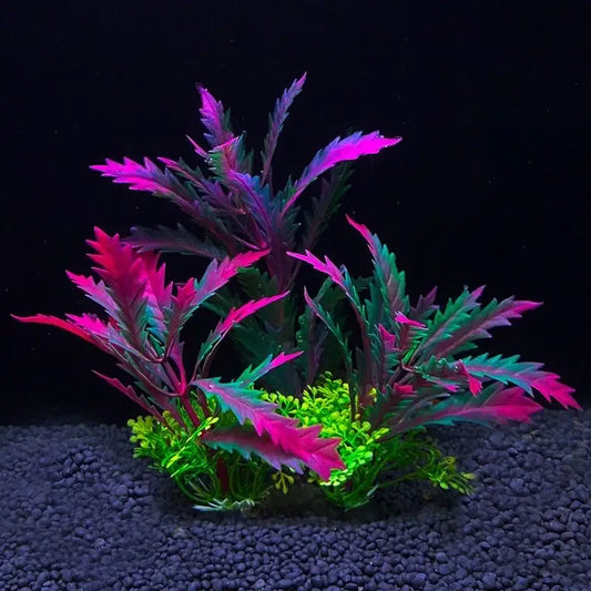 Artificial Aquarium Plants - Plastic Water Grass Fish Tank Decoration 5.5"