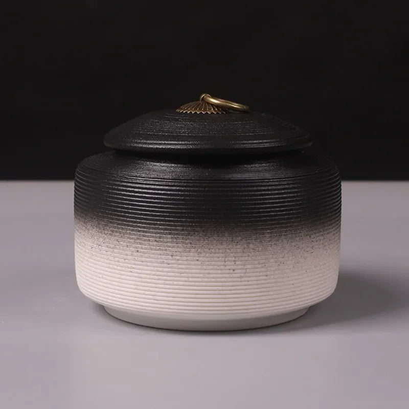 Ceramic Pet Memorial Urn - Beautiful Keepsake Box for Beloved Companions