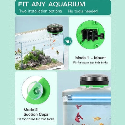 Professional Automatic Fish Feeder - Programmable Timer Dispenser with LCD Display