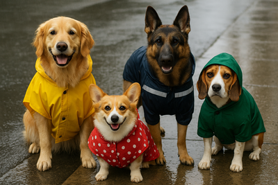 Why Your Dog Should Wear a Raincoat in Winter