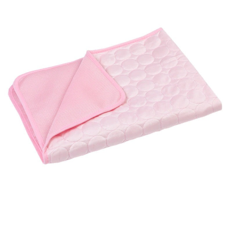 Premium Dog Cooling Mat - Ice Silk Pet Cooling Pad for Hot Weather Relief