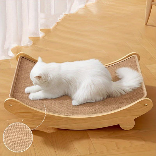U-Shaped Cat Scratching Bed - Corrugated Cardboard Lounge & Scratcher