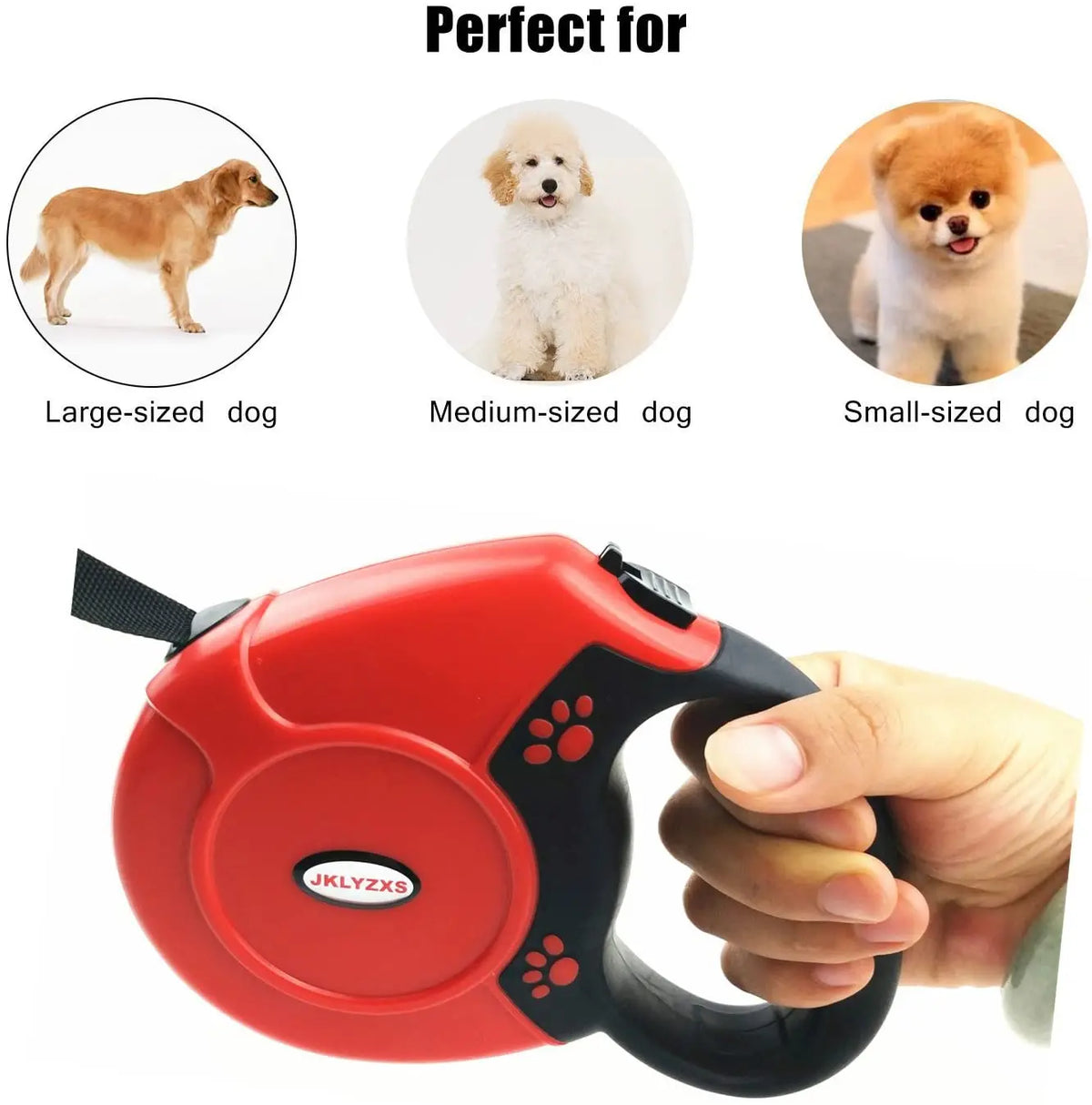 Retractable Dog Leash - 5m/8m Heavy-Duty Lead for Medium to Large Dogs | Petziverse