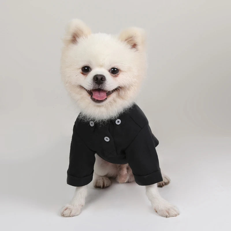 Premium Dog Hoodie - Soft Cotton Pet Sweater for Small Dogs Pomeranian Yorkshire Terrier