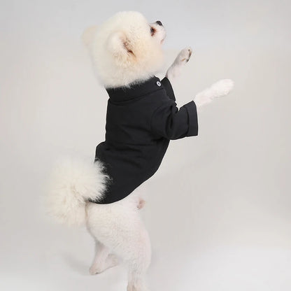 Premium Dog Hoodie - Soft Cotton Pet Sweater for Small Dogs Pomeranian Yorkshire Terrier