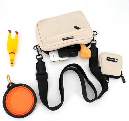 Waterproof Dog Treat Pouch - Training Bag with Built-in Poop Dispenser | Petziverse