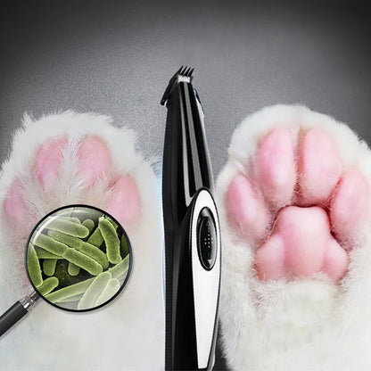 Professional Dog Grooming Clippers - USB Rechargeable Silent Pet Trimmer Kit
