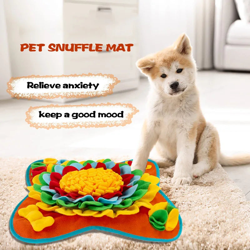🐕 Premium Dog Snuffle Mat - Interactive Feeding Puzzle by Petziverse