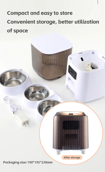 Smart Pet Feeder with HD Camera - 5L Automatic WiFi Food Dispenser System