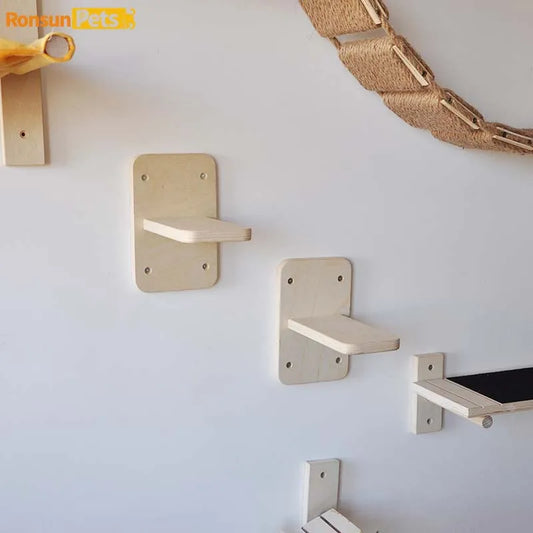 Premium Wall-Mounted Cat Climbing Tower - Multi-Level Activity Centre | Petziverse