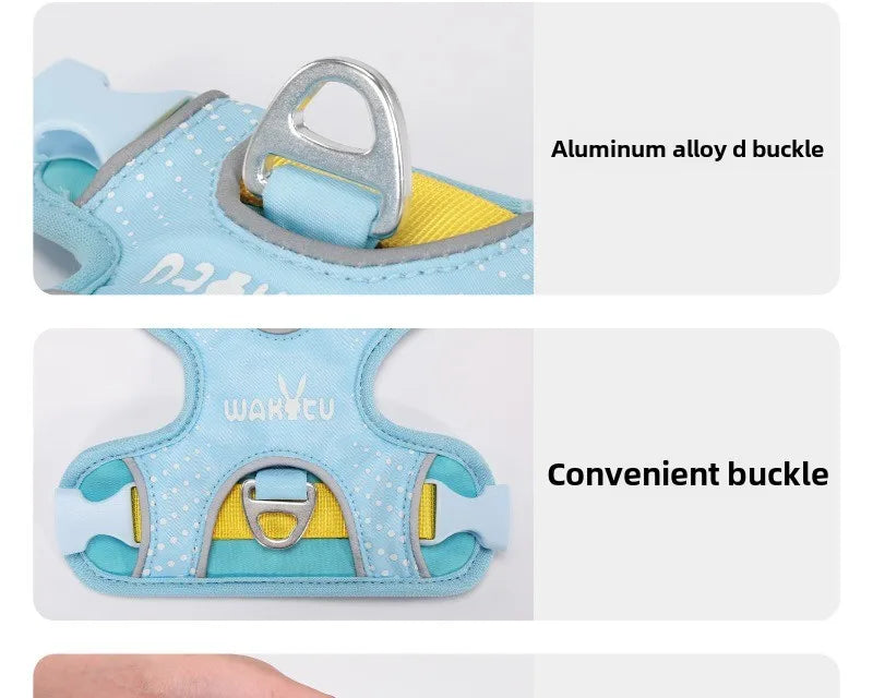 Breathable Dog Vest Harness - Waterproof Chest Strap Walking System