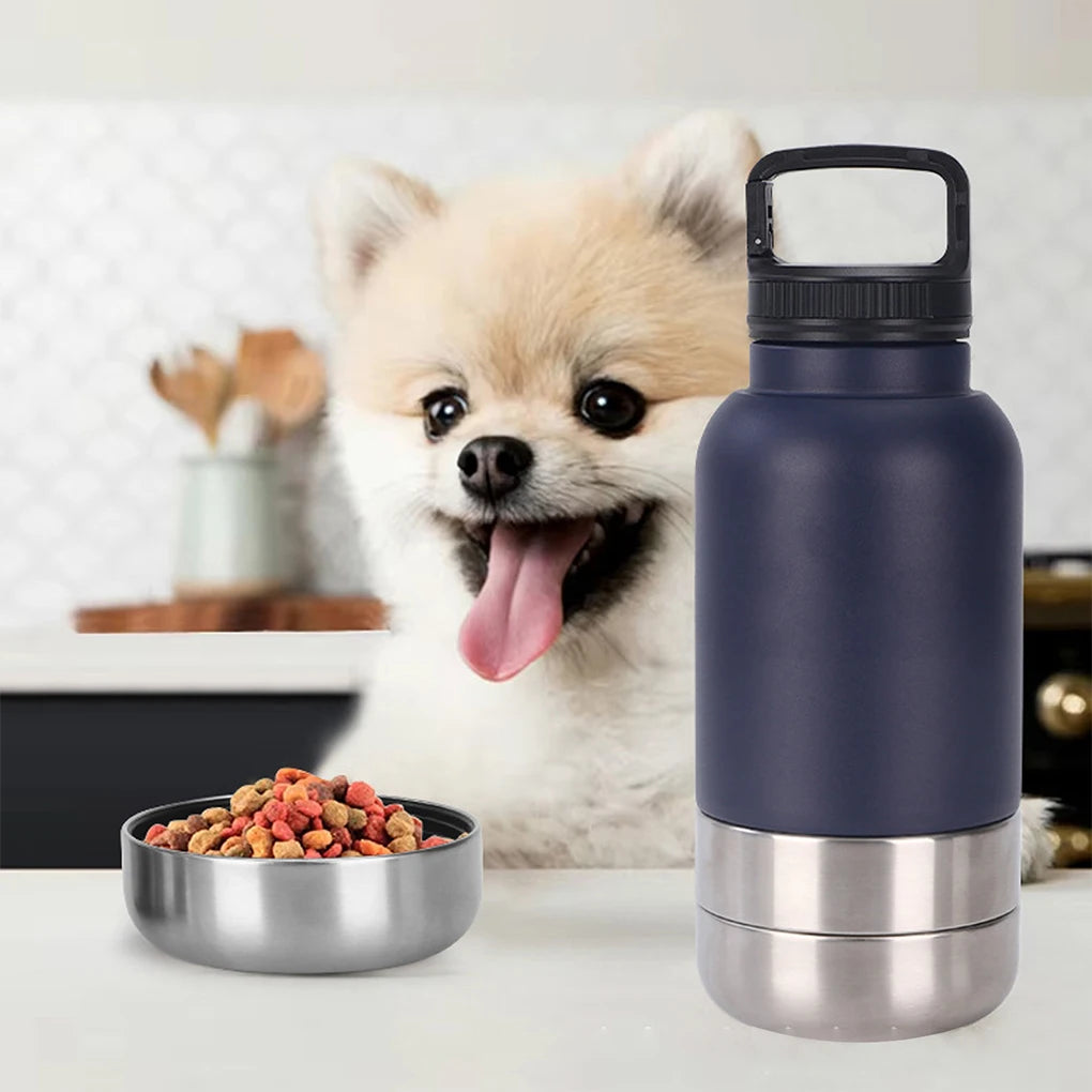 3 in 1 Dog Travel Water Bottle - Portable Hydration Solution for Outdoor Adventures