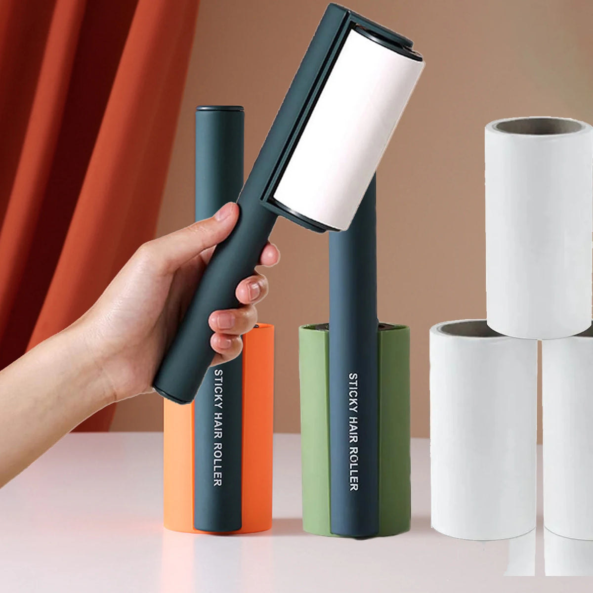 Premium Pet Hair Lint Roller - Professional Cleaning Tool with Dust-Proof Case