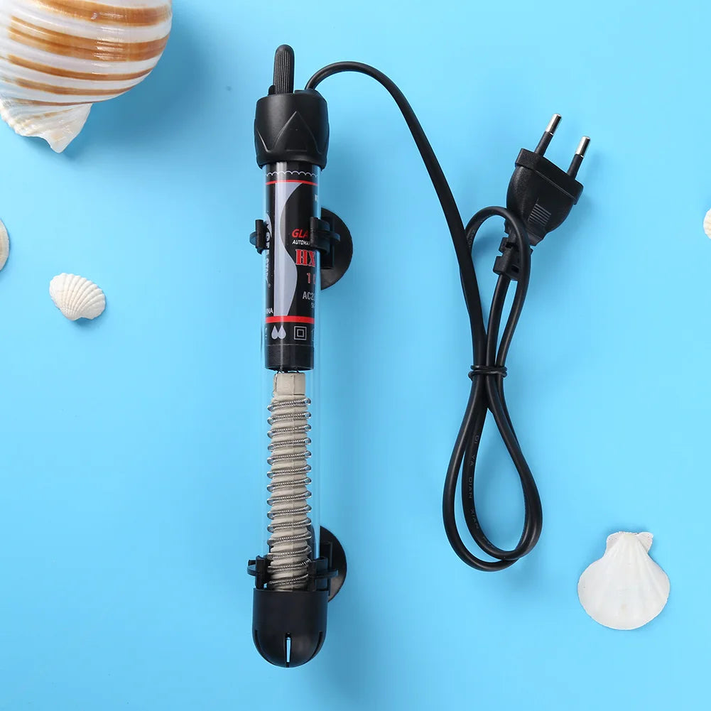 Adjustable Aquarium Heater - 25-300W Fish Tank Heating Rod with Automatic Thermostat