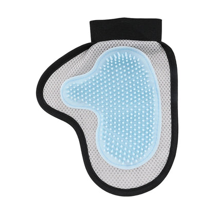 Pet Grooming Glove - Gentle Bath & Massage Brush for Cats & Dogs