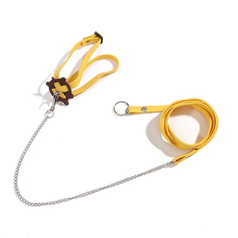 Soft Reptile Leash - Professional Velvet Training Harness for Turtles and Lizards