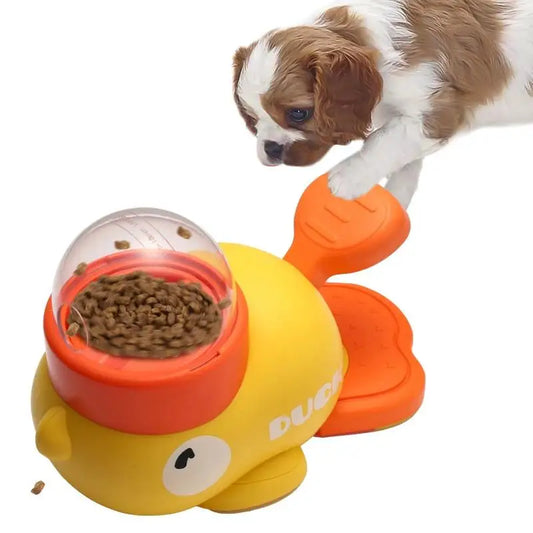 Interactive Dog Puzzle Feeder - Smart Slow Feeding Bowl with Treat Dispenser