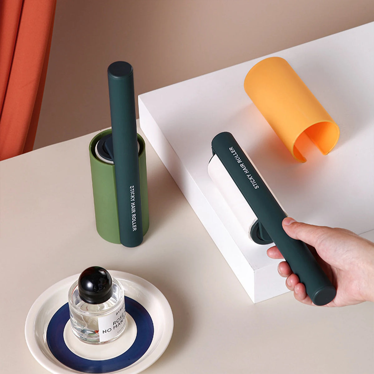 Premium Pet Hair Lint Roller - Professional Cleaning Tool with Dust-Proof Case