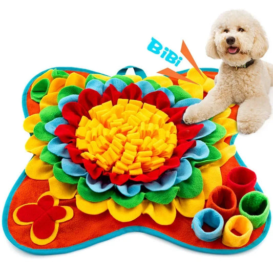 🐕 Premium Dog Snuffle Mat - Interactive Feeding Puzzle by Petziverse