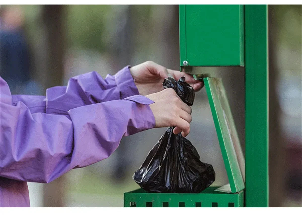 Premium LED Dog Poop Bag Dispenser - Illuminated Waste Bag System with Biodegradable Bags