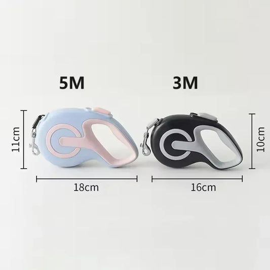 Retractable Dog Leash - 3m/5m Automatic Extending Lead for Small & Medium Dogs
