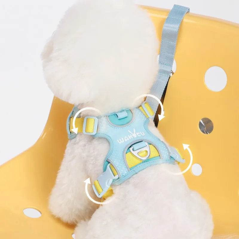 Breathable Dog Vest Harness - Waterproof Chest Strap Walking System