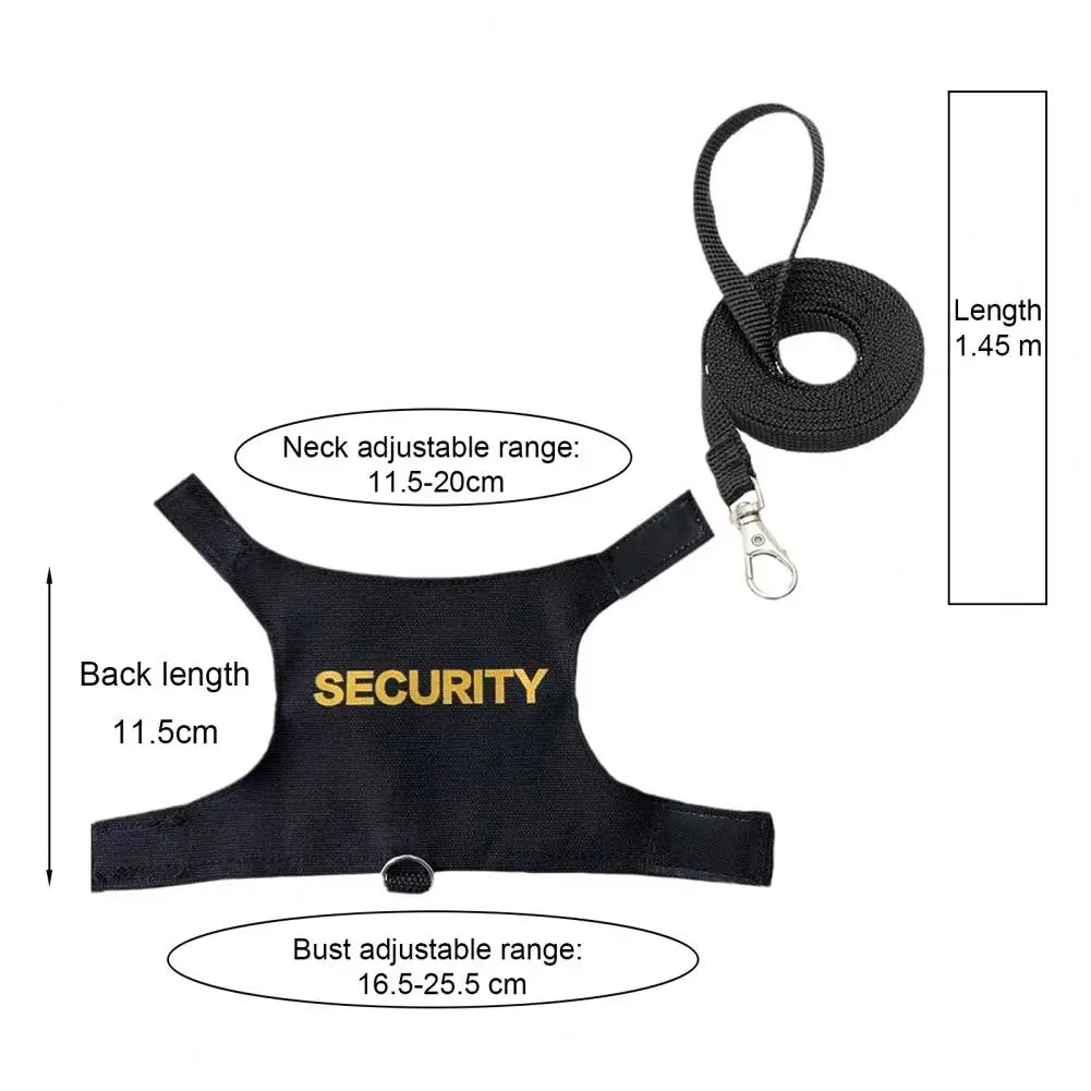 Premium Reptile Harness Vest - Professional Bearded Dragon Adventure System