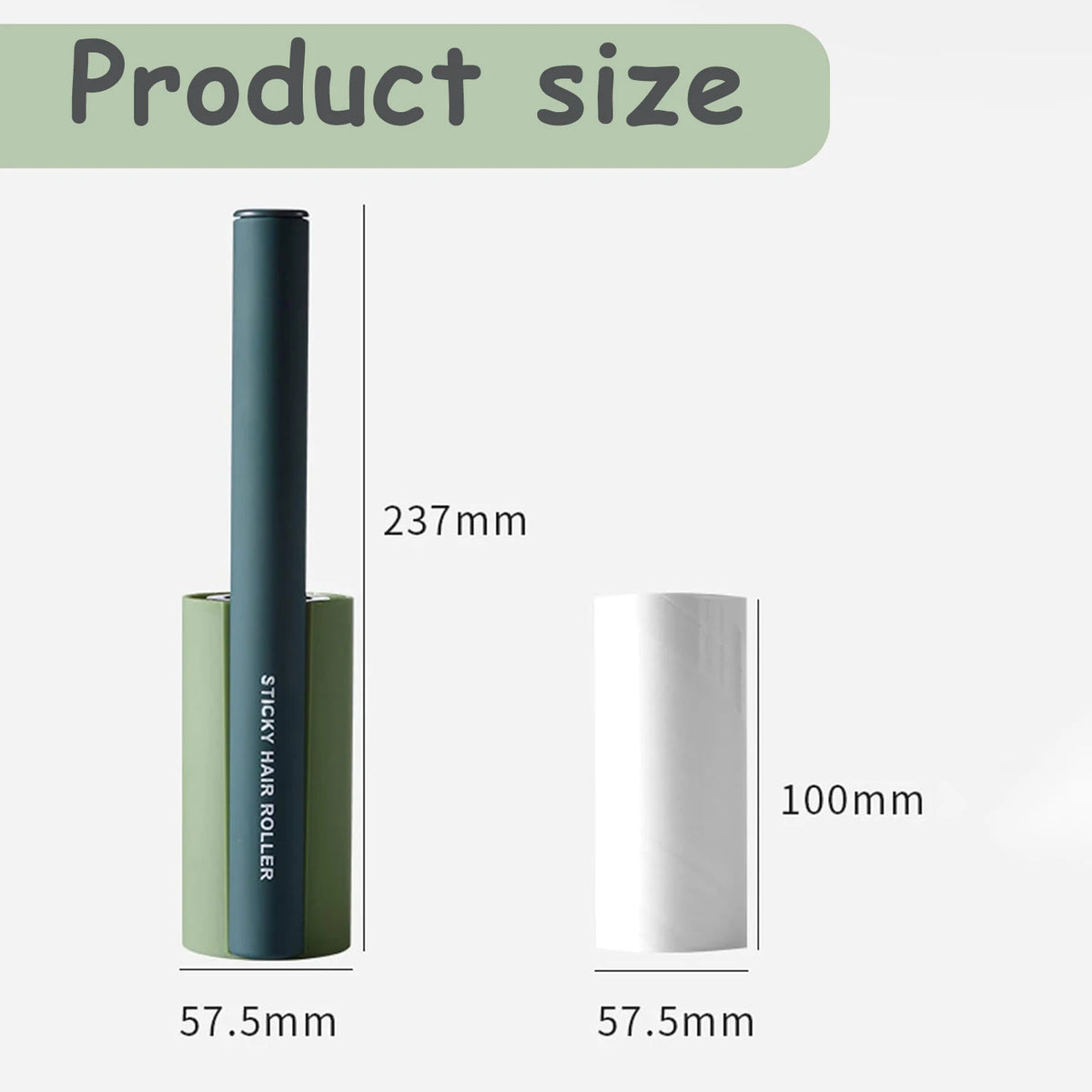 Premium Pet Hair Lint Roller - Professional Cleaning Tool with Dust-Proof Case