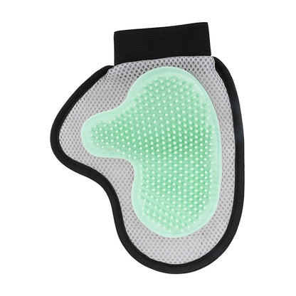 Pet Grooming Glove - Gentle Bath & Massage Brush for Cats & Dogs