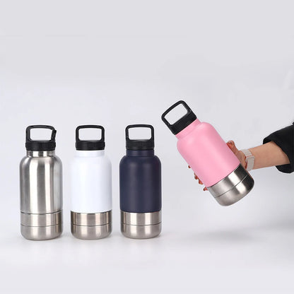 3 in 1 Dog Travel Water Bottle - Portable Hydration Solution for Outdoor Adventures