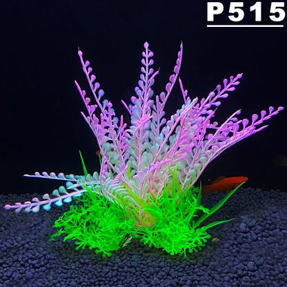 Artificial Aquarium Plants - Plastic Water Grass Fish Tank Decoration 5.5"