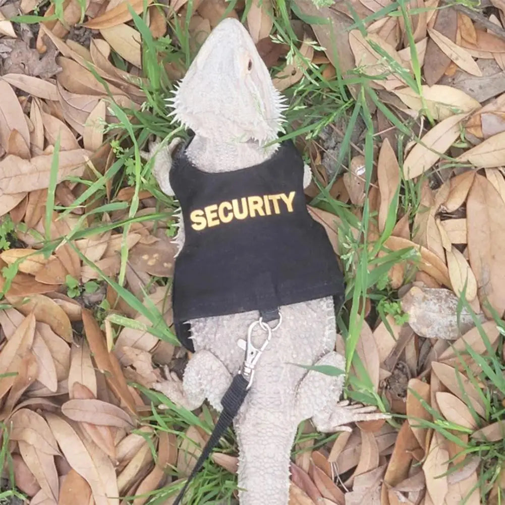 Premium Reptile Harness Vest - Professional Bearded Dragon Adventure System