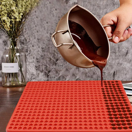 Premium Silicone Dog Treat Mold - Professional 228-Cavity Mini Round Baking System