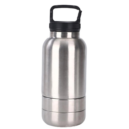 3 in 1 Dog Travel Water Bottle - Portable Hydration Solution for Outdoor Adventures