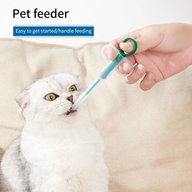 Professional Pet Medication Syringe - Pill Dispenser & Liquid Feeder for Dogs & Cats | Petziverse