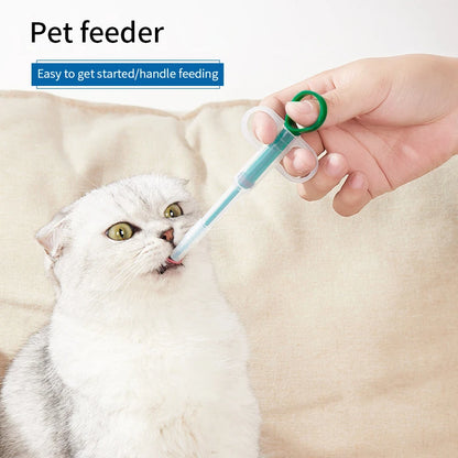 Professional Pet Medication Syringe - Pill Dispenser & Liquid Feeder for Dogs & Cats | Petziverse