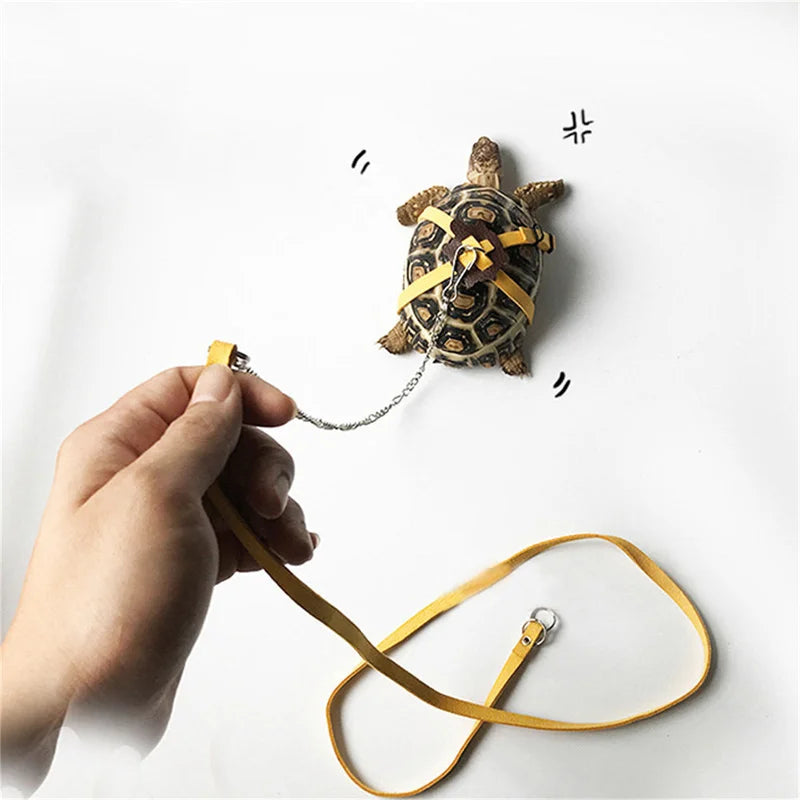 Soft Reptile Leash - Professional Velvet Training Harness for Turtles and Lizards