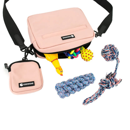 Waterproof Dog Treat Pouch - Training Bag with Built-in Poop Dispenser | Petziverse
