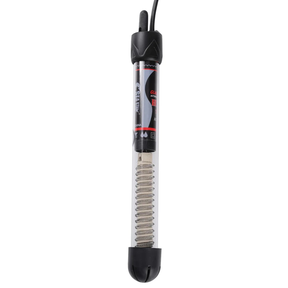 Adjustable Aquarium Heater - 25-300W Fish Tank Heating Rod with Automatic Thermostat