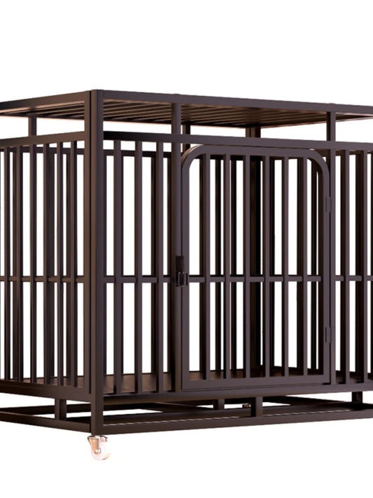 Large Indoor Dog Cage with Toilet Area - Premium Pet Enclosure for Medium to Large Dogs