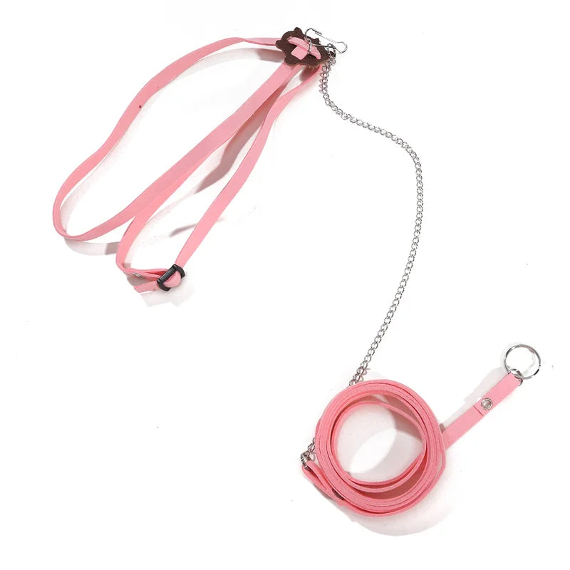 Soft Reptile Leash - Professional Velvet Training Harness for Turtles and Lizards