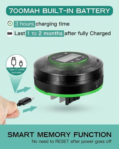 Professional Automatic Fish Feeder - Programmable Timer Dispenser with LCD Display