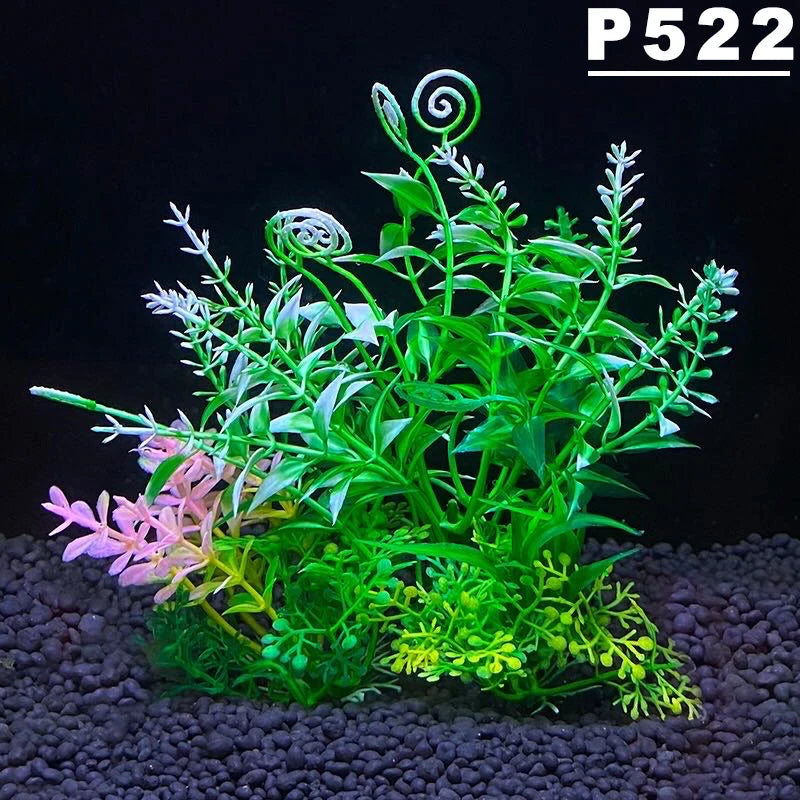Artificial Aquarium Plants - Plastic Water Grass Fish Tank Decoration 5.5"