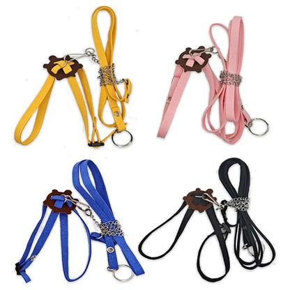 Soft Reptile Leash - Professional Velvet Training Harness for Turtles and Lizards
