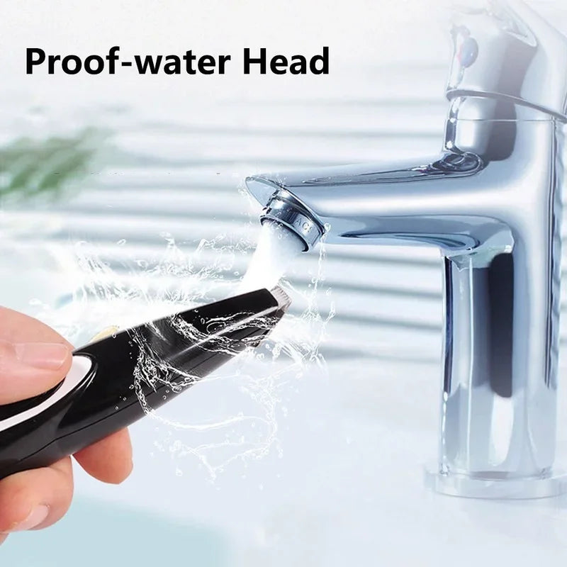 Professional Dog Grooming Clippers - USB Rechargeable Silent Pet Trimmer Kit