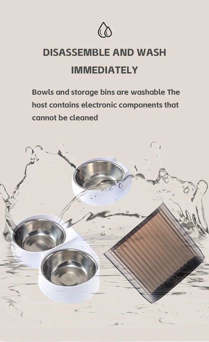 Smart Pet Feeder with HD Camera - 5L Automatic WiFi Food Dispenser System