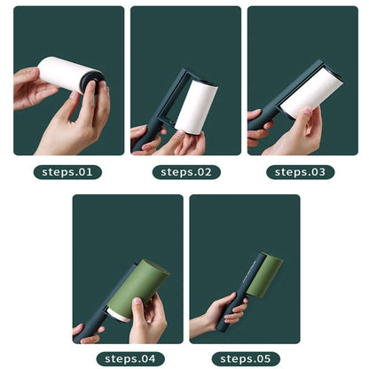 Premium Pet Hair Lint Roller - Professional Cleaning Tool with Dust-Proof Case