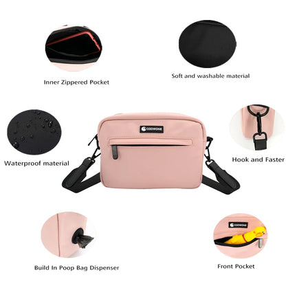 Waterproof Dog Treat Pouch - Training Bag with Built-in Poop Dispenser | Petziverse